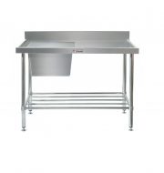 Simply Stainless 1 SINK BOWL BENCH SS05.7.1200L