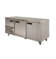 Anvil UBS1800(H) Stainless Steel Under Bar (2 1/2 St/Steel Doors) 1800mm