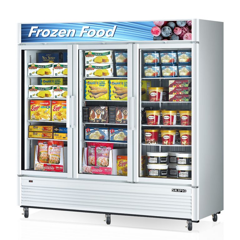 Glass Door Merchandiser Freezer Skipio SGF72 (W)