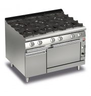 Baron Q70PCF/G1205 6 Burner Gas Cook Top With Gas Oven