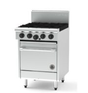 Goldstein 4 Burner  20”static electric oven 800 Series Oven Range - PF420E-X