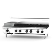 Goldstein PFB12G6-X 800 SERIE COOKTOP 6 Burner 305 x 520 x 20 mm griddle