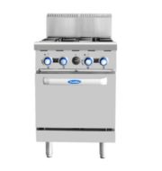 Cookrite 4 BURNERS WITH OVEN NG AT80G4B-O-NG