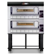 Moretti Forni Double Deck Oven on Stand P110G A/2/S