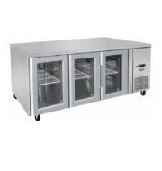 Atosa EPF3731GR Glass 3 Door Cooling Fridge Table 1795mm