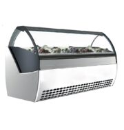 Easy Best Gelato Case Curved Glass EASY EVO G8