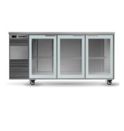 Skope BackBar 3 Glass Swing Door Fridge BB.3.GSW.SS