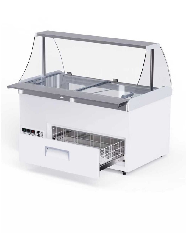 Fascino Primo10 Gelato Freezer – 10 Pan Commercial Gelato Display Freezer - Image 3