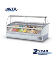 Fascino Primo18 Gelato Freezer – 18 Pan Commercial Gelato Display Freezer